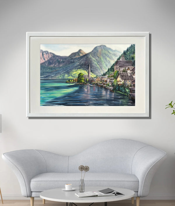 Hallstatt,Austria - Watercolors by Vahe 