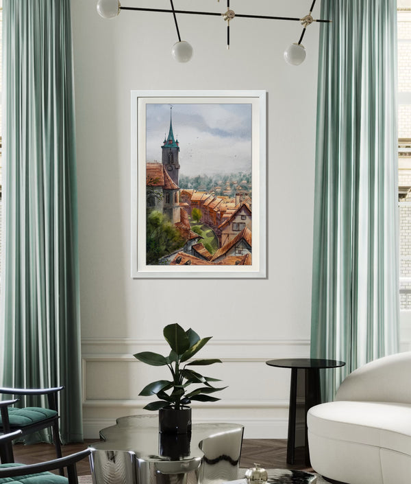Bern, Switzerland - Watercolors by Vahe 
