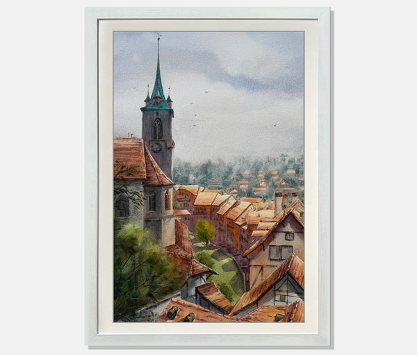 Bern, Switzerland - Watercolors by Vahe 