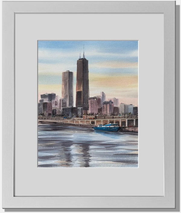 Chicago,Illinois - Watercolors by Vahe 