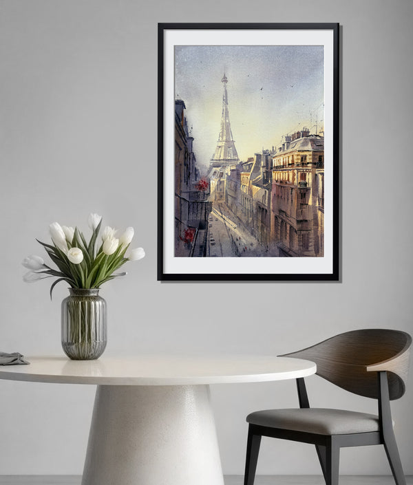 Charming Paris Watercolor