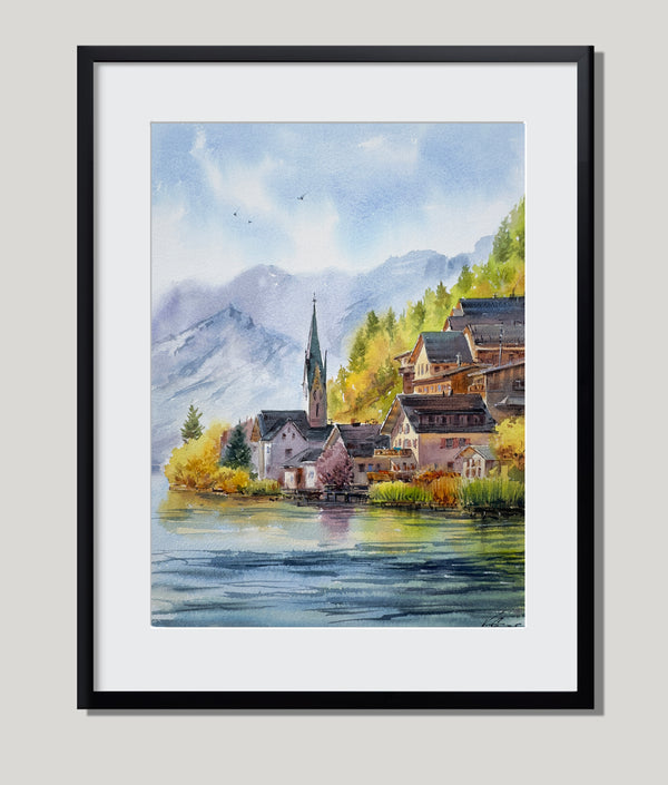 Serene Shores of Hallstatt