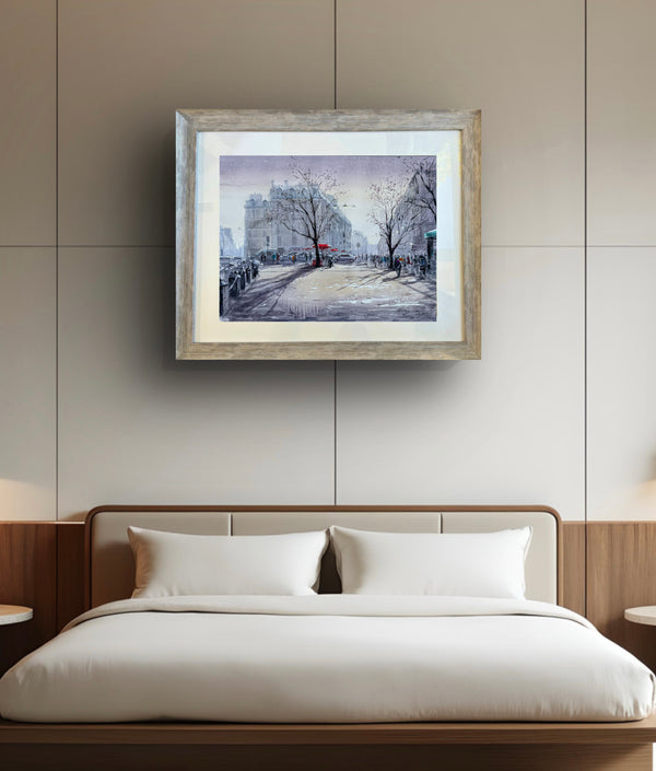 Streets of Paris - Watercolors by Vahe 