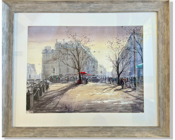 Streets of Paris - Watercolors by Vahe 