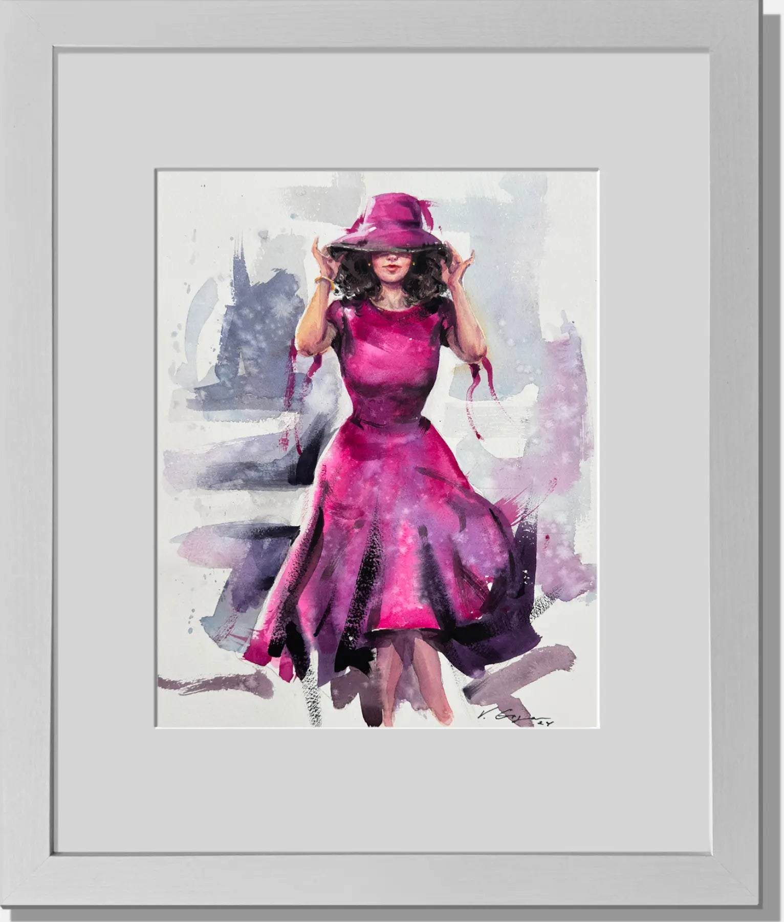 If the Hat fits - Watercolors by Vahe 