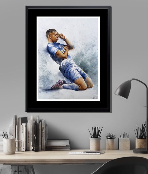 Original Kylian Mbappé Art — France #10 Painting