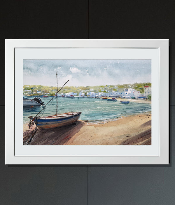 Mykonos, Greece - Watercolors by Vahe 