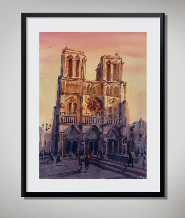 Golden Hour at Notre Dame