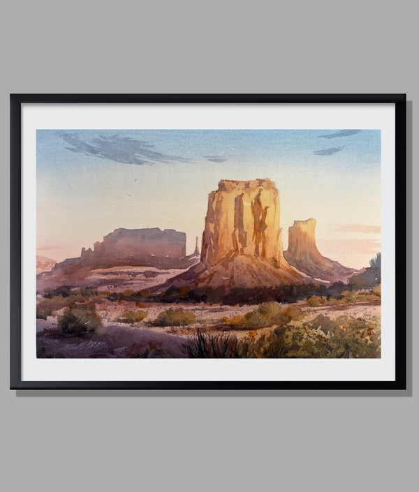 Golden Hour Red Buttes