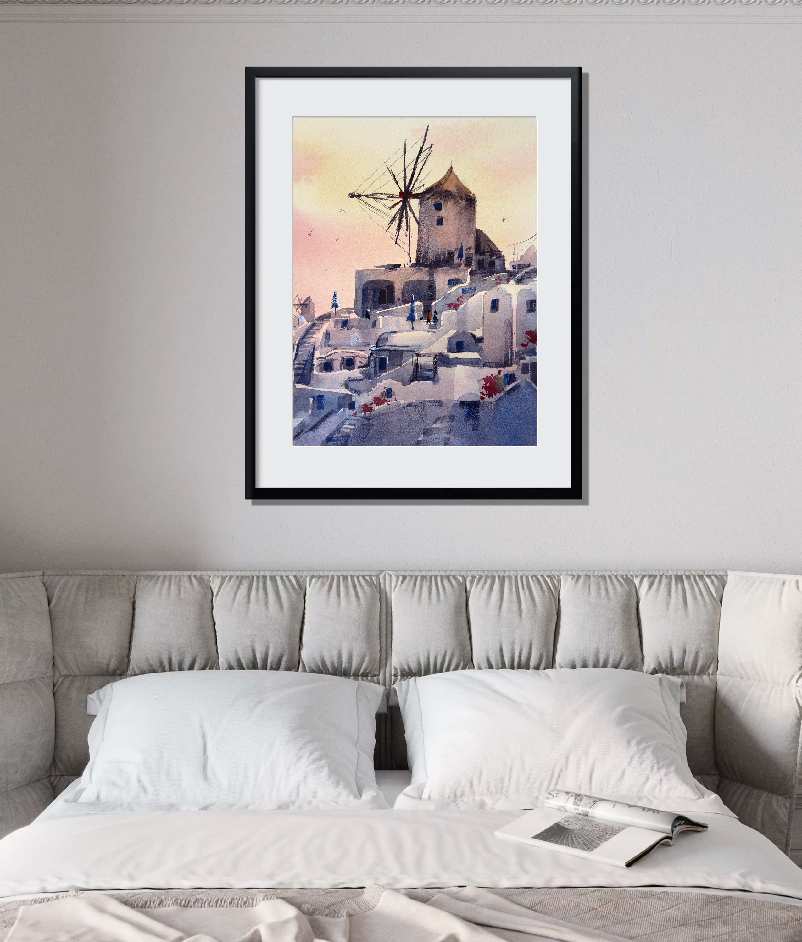 Sunlit Santorini