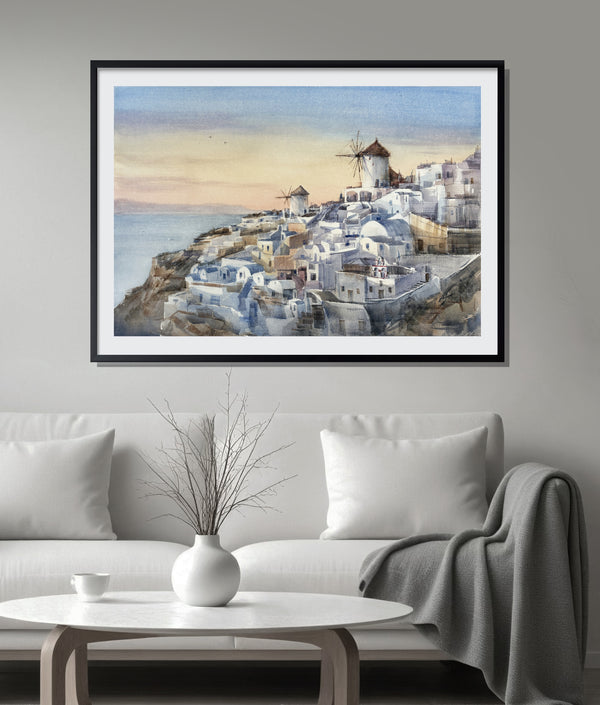 Whispers of the Wind: The Iconic Windmills of Santorini