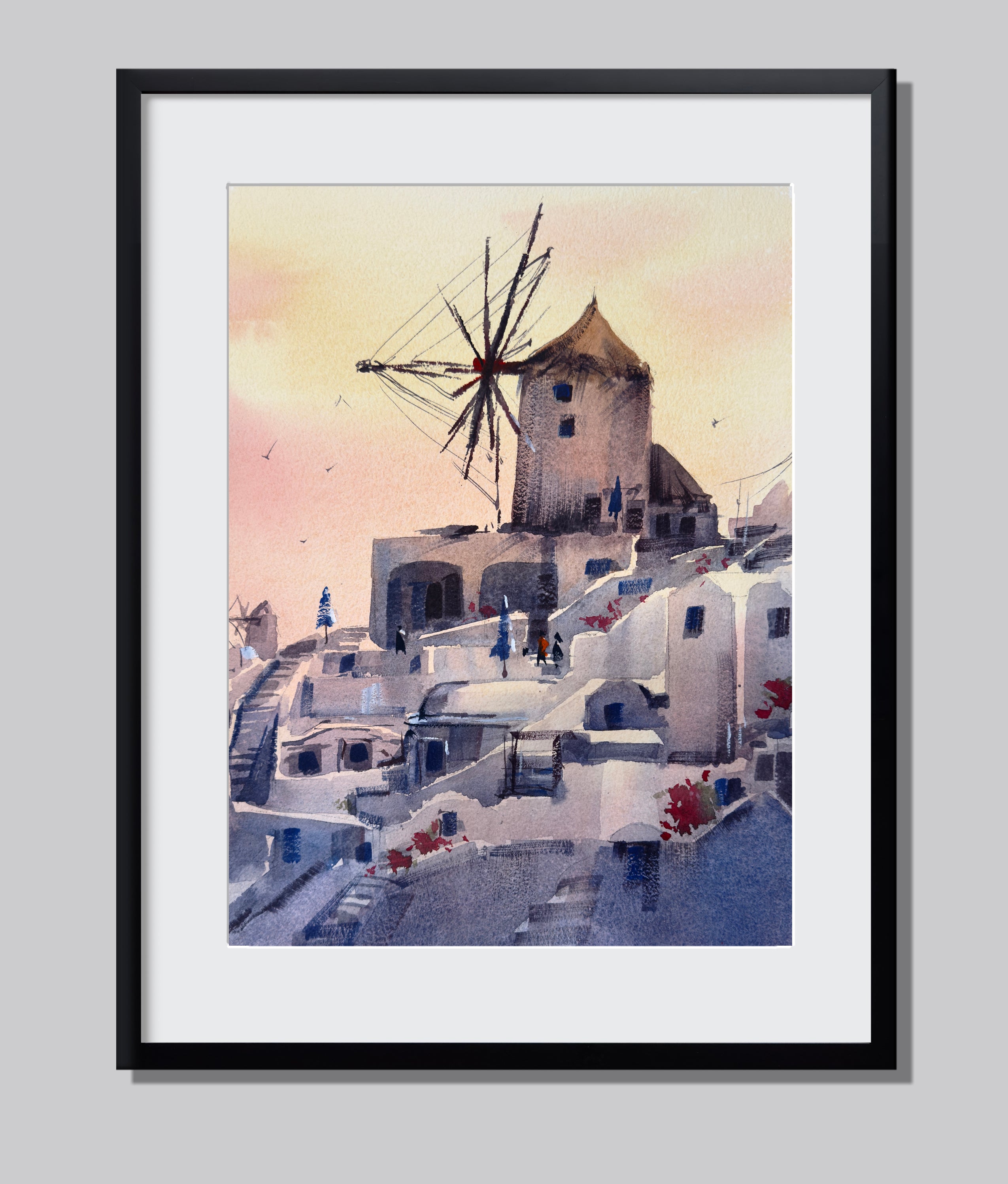 Sunlit Santorini