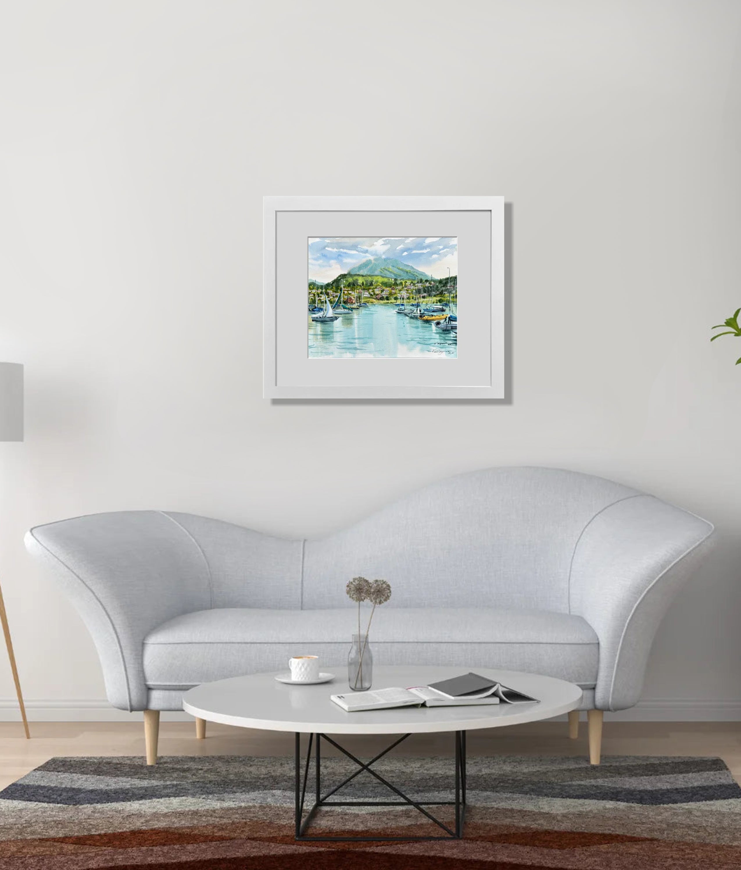 Spiez Switzerland - Watercolors by Vahe 