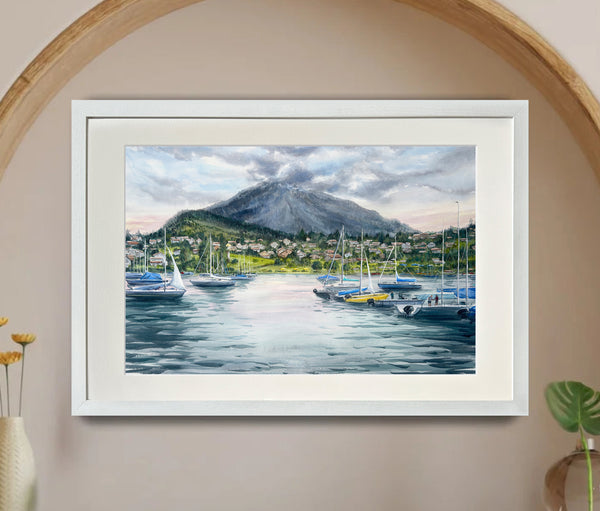 Spiez, Switzerland - Watercolors by Vahe 