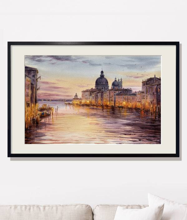 Golden Reflections of Venice