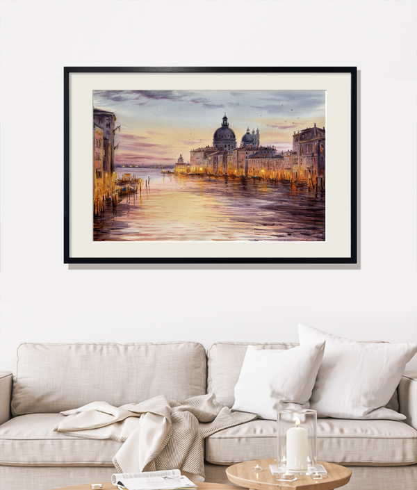 Golden Reflections of Venice