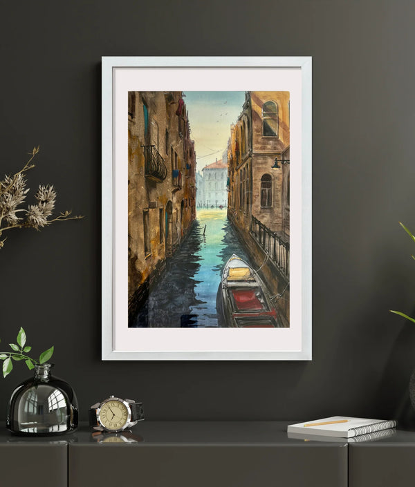 Venice Italy - Watercolors by Vahe 