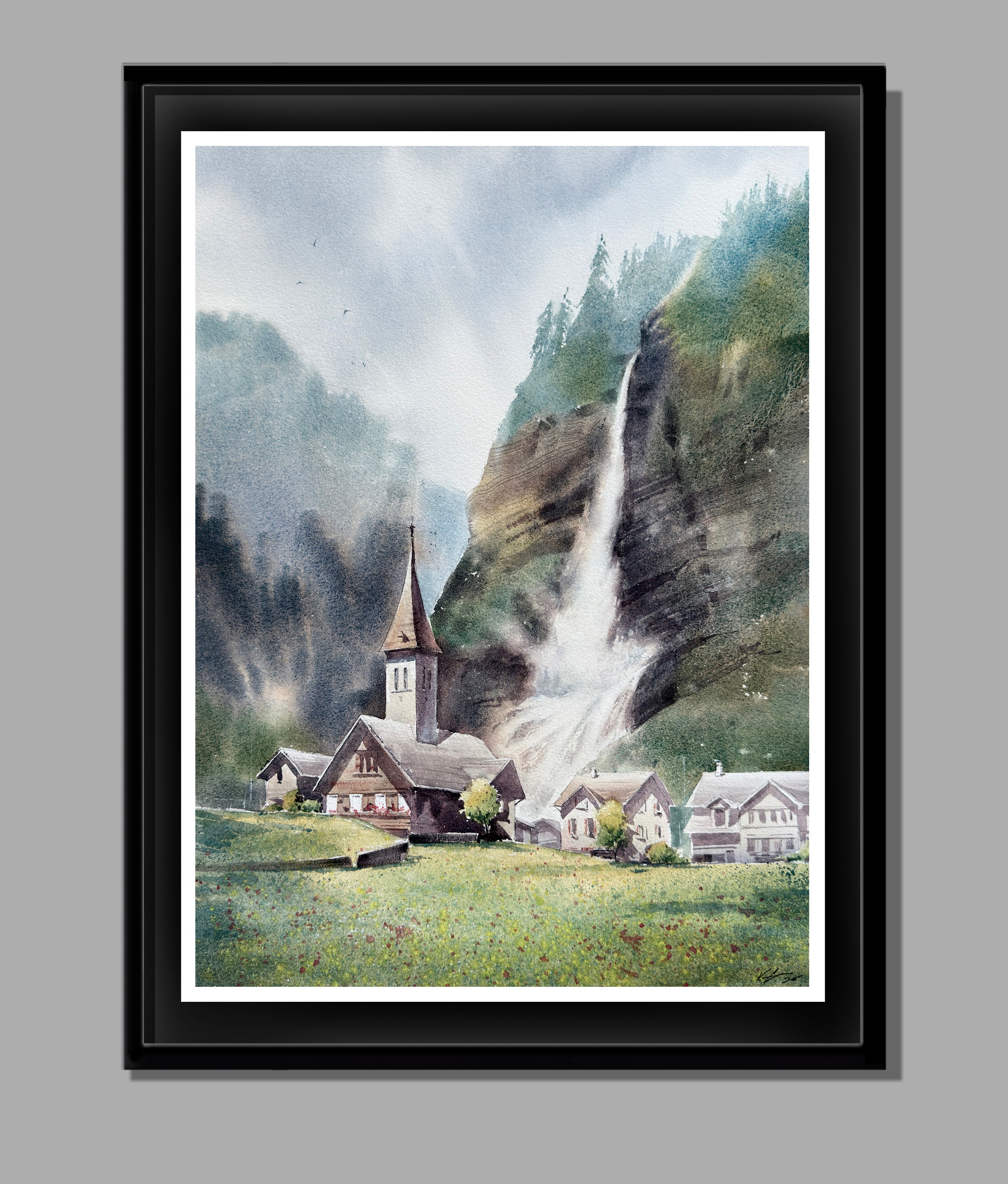 Village Beneath the Falls