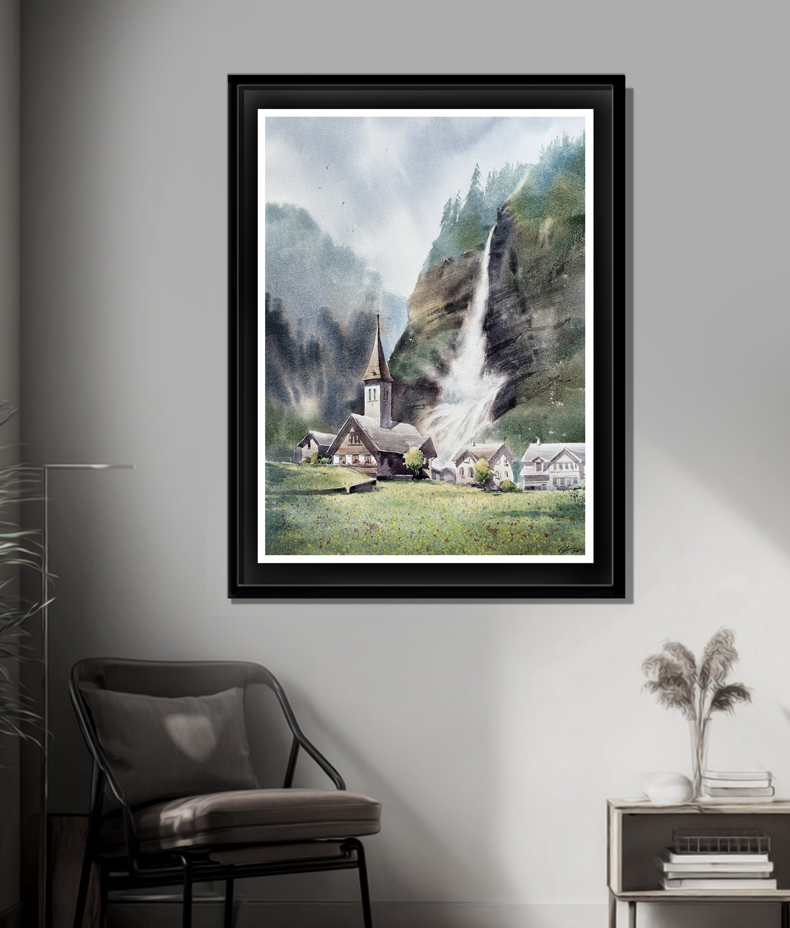 Village Beneath the Falls