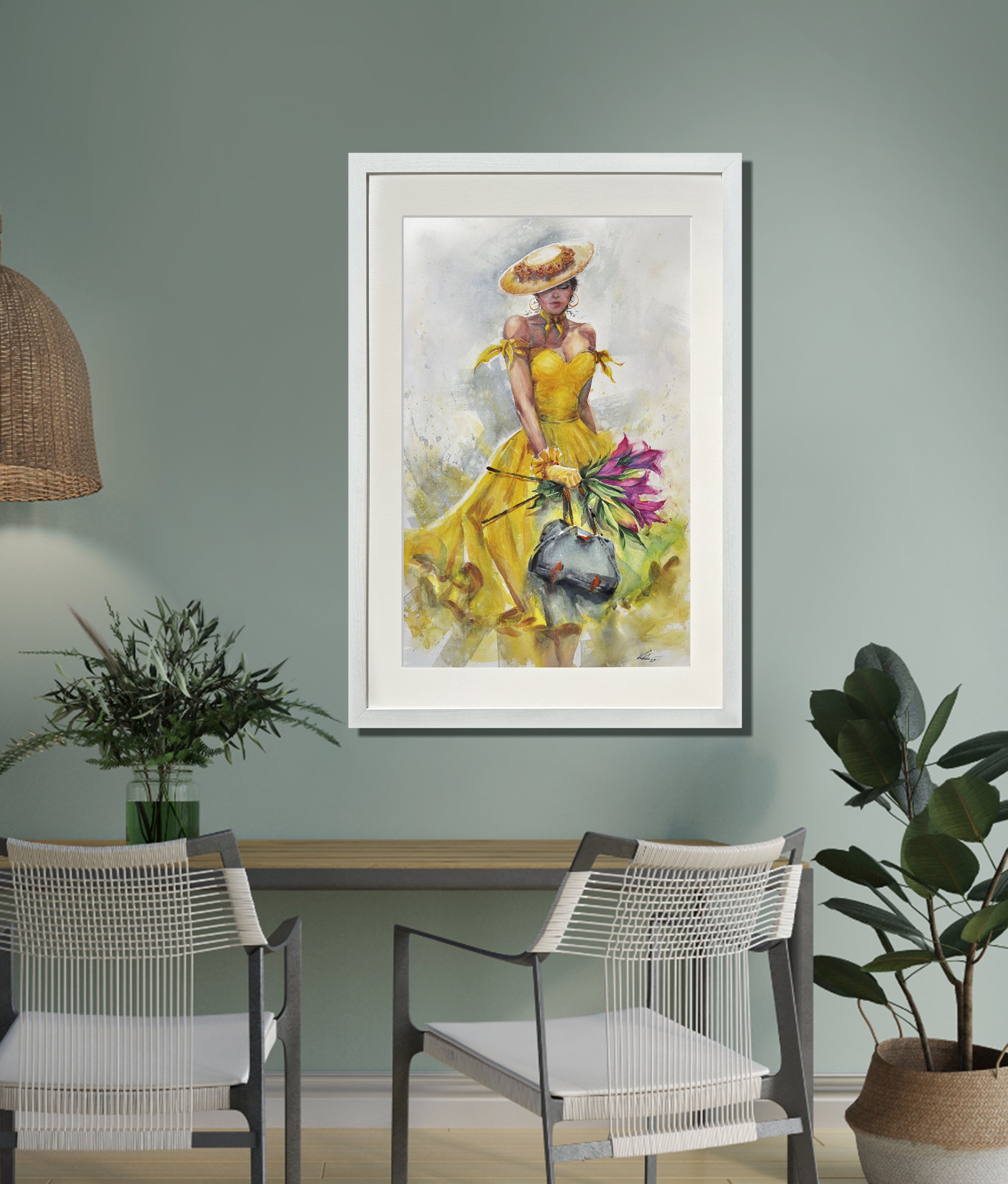 Bella - Watercolors by Vahe 