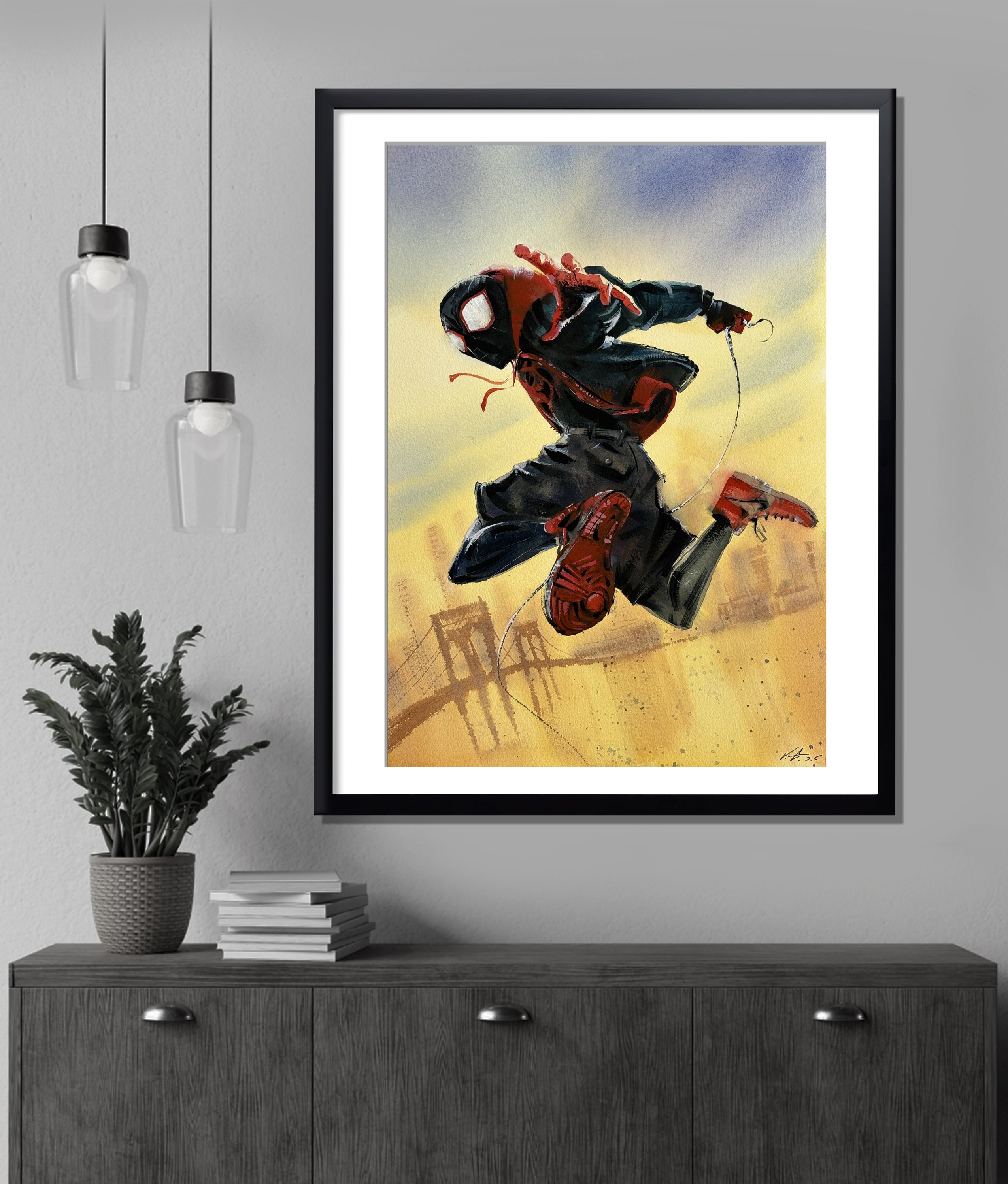 Spider-Man Watercolor