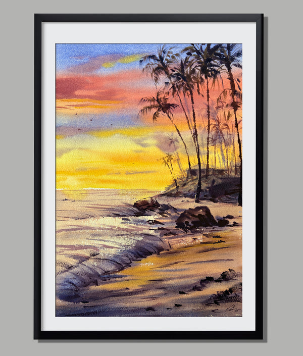 Sunset Serenity at Ke-aloha Kaanapali Beach