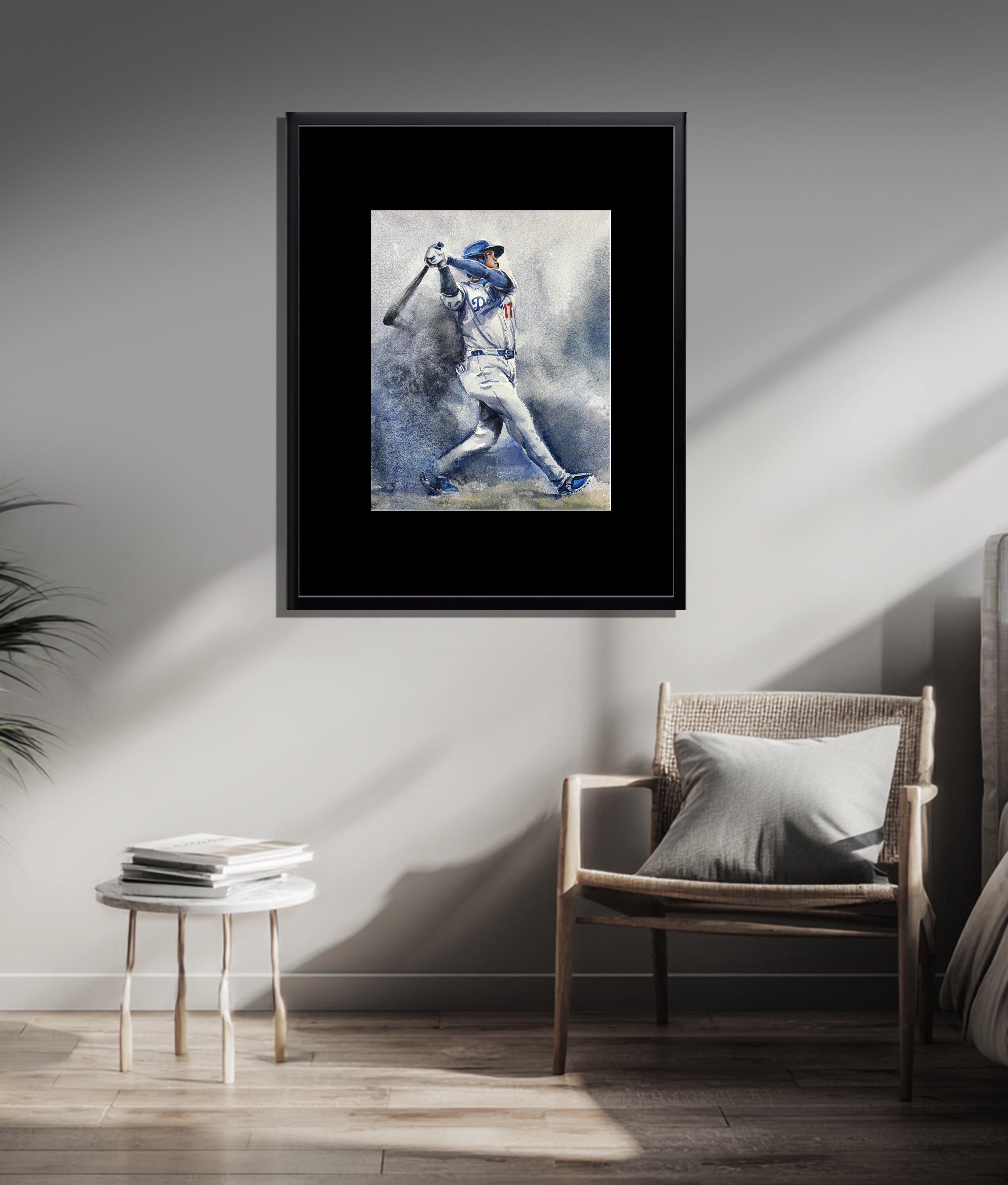 Shohei Ohtani Watercolor