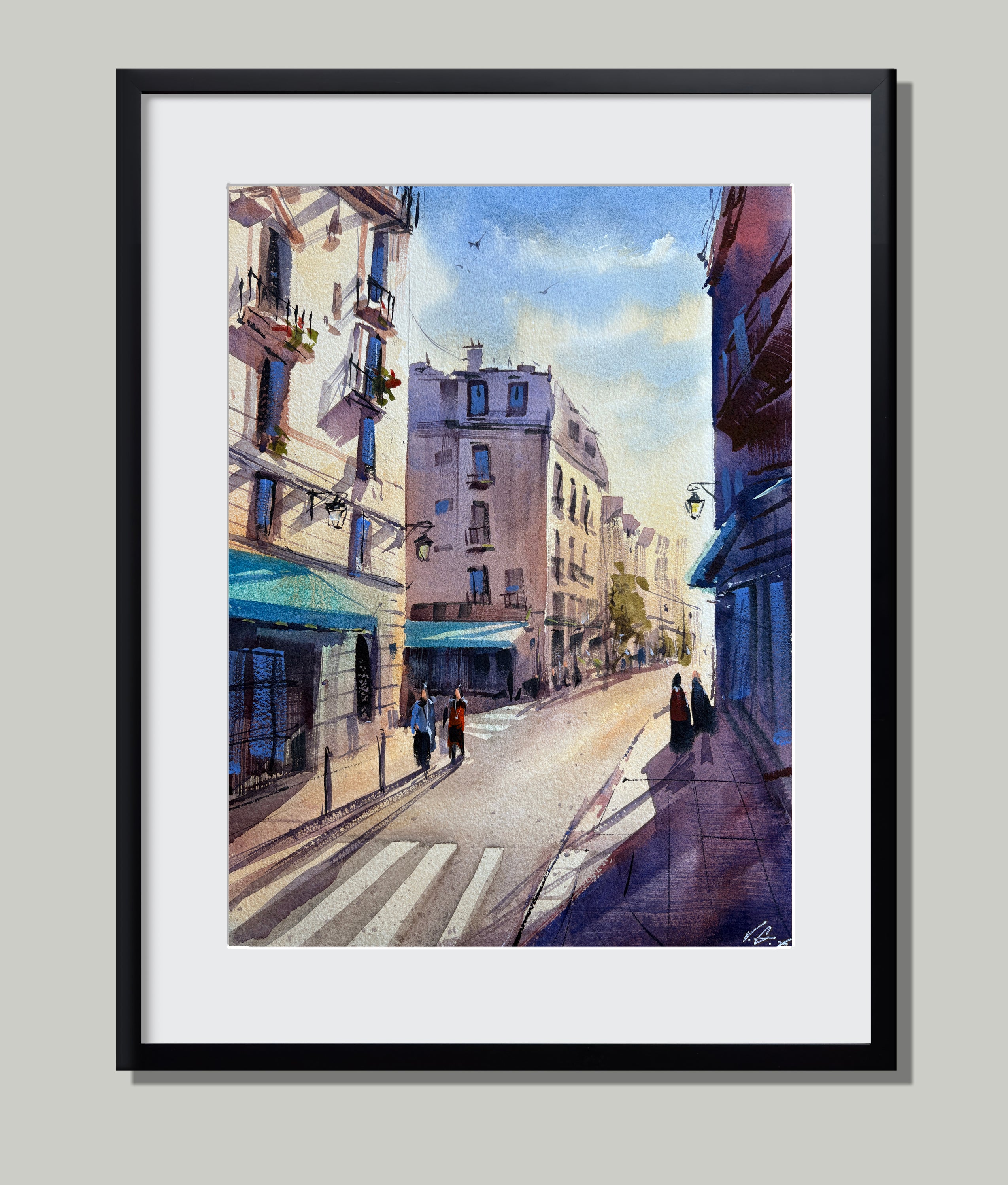 Parisian Sunset Stroll