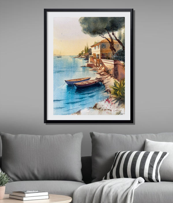 Boats in Tranquil Waters