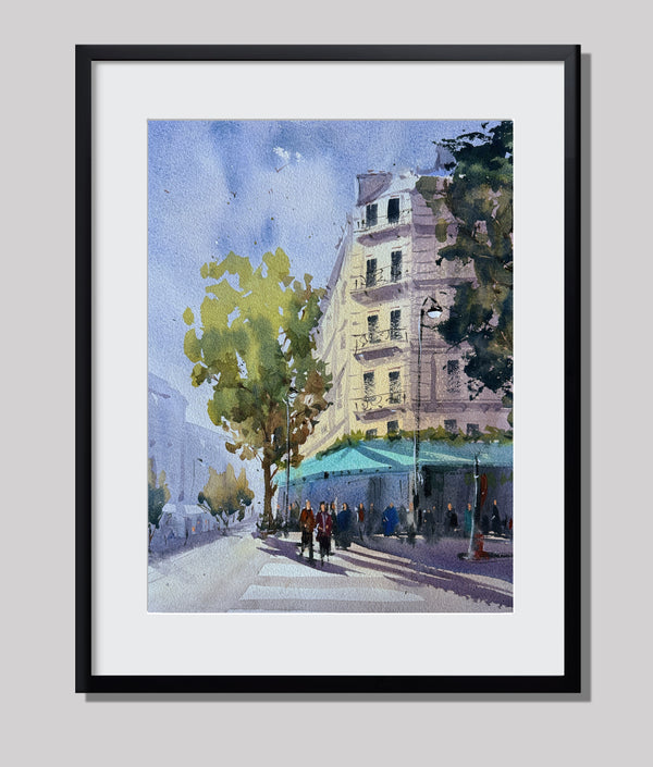 Sunlit Paris Streets