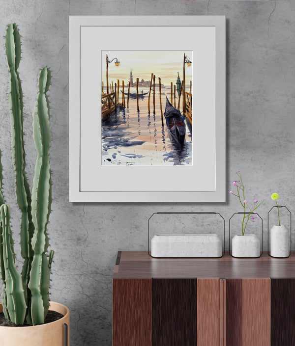 Venice Italy - Watercolors by Vahe 