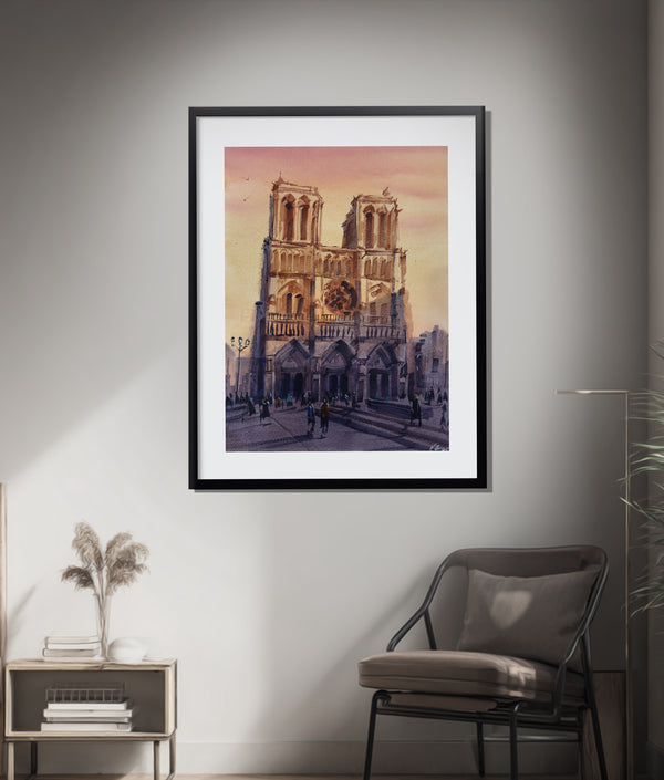 Golden Hour at Notre Dame