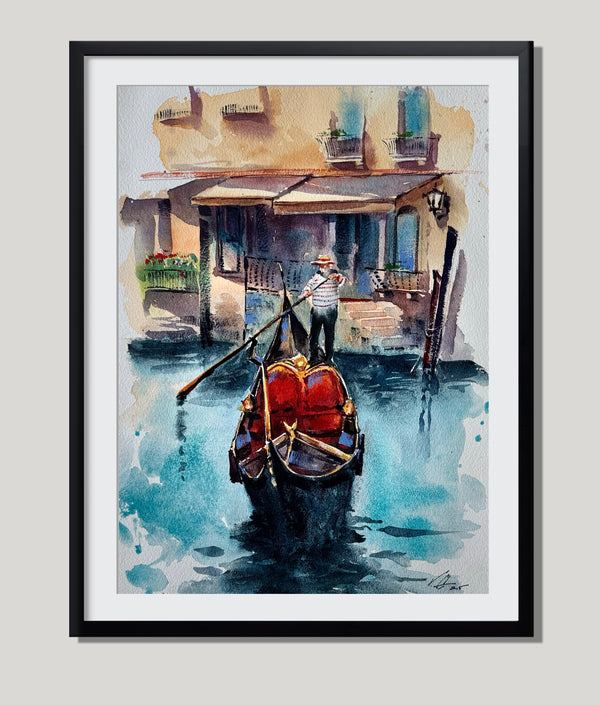 Gliding Through Venice